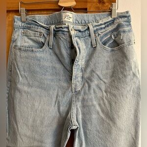 J.Crew Denim High Rise 32 Light Wash 27” inseam
